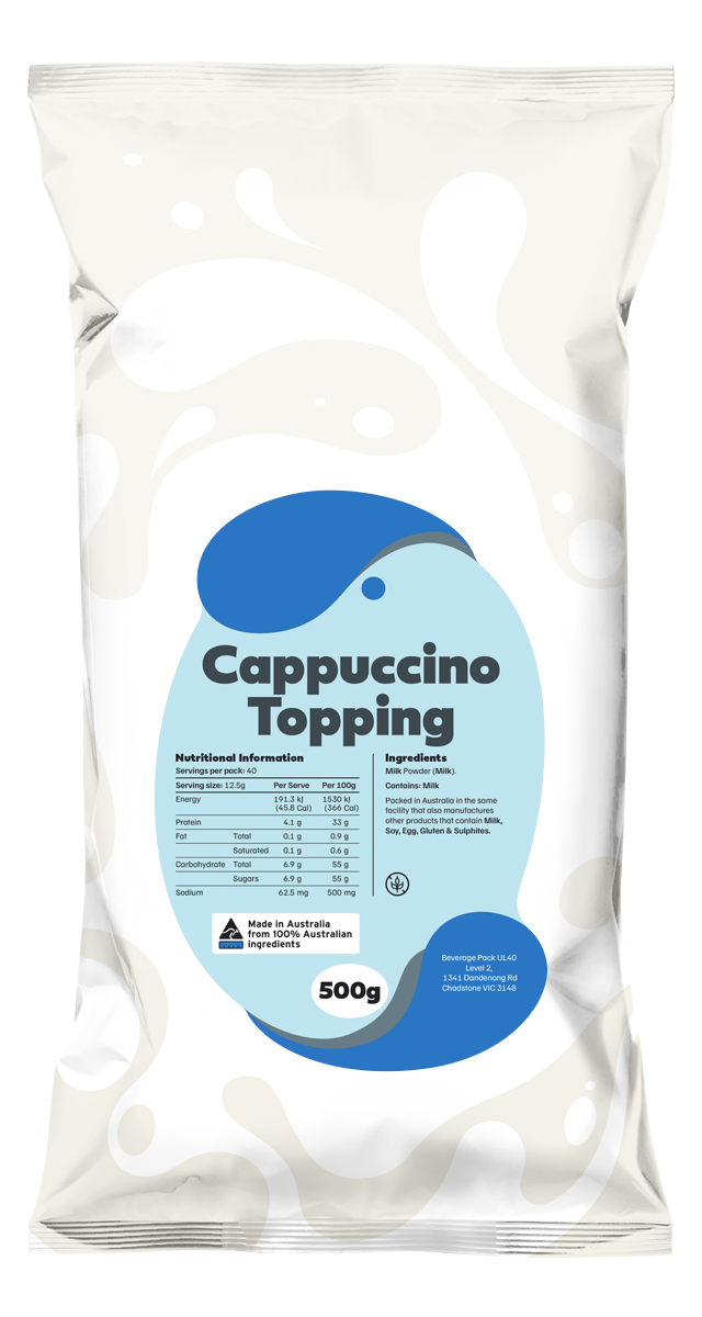 Vending Cappuccino Topping