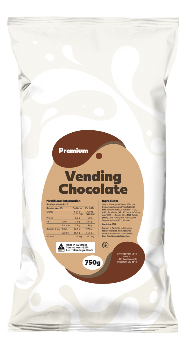 Premium Drinking Vending Chocolate